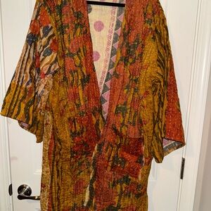 Multicolor Women's Kimono